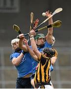 20 March 2016; Liam Rushe, left, and Chris Crummey, Dublin, in action against T J Reid, front, and James Maher, Kilkenny. Allianz Hurling League, Division 1A, Round 5, Kilkenny v Dublin. Nowlan Park, Kilkenny. Picture credit: Stephen McCarthy / SPORTSFILE