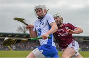 20 March 2016; Brian O'Halloran, Waterford, in action against John Hanbury, Galway. Allianz Hurling League, Division 1A, Round 5, Waterford v Galway, Walsh Park, Waterford. Picture credit: Ramsey Cardy / SPORTSFILE
