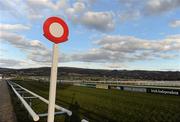 15 March 2010; A general view of the finishing straight ahead of tomorrow's start of the Cheltenham Racing Festival 2010. Prestbury Park, Cheltenham, Gloucestershire, England. Picture credit: Stephen McCarthy / SPORTSFILE