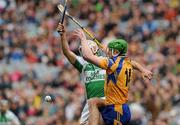 17 March 2010; Joe Canning, Portumna, in action against Aidan Cummins, Ballyhale Shamrocks. AIB GAA Hurling All-Ireland Senior Club Championship Final, Ballyhale Shamrocks v Portumna, Croke Park, Dublin. Picture credit: Brian Lawless / SPORTSFILE