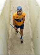 20 March 2016; Conor Ryan, Clare, makes his way down the new home dressing room tunnel after the game. Allianz Hurling League, Division 1B, Round 5, Clare v Limerick. Cusack Park, Ennis, Co. Clare. Picture credit: Diarmuid Greene / SPORTSFILE