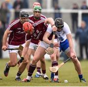 20 March 2016; Conor Whelan, Galway, in action against Pauric Mahony, Waterford. Allianz Hurling League, Division 1A, Round 5, Waterford v Galway, Walsh Park, Waterford. Picture credit: Ramsey Cardy / SPORTSFILE