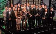 20 March 2016; A general view of all the award winners at the 3 FAI International Football Awards. 3 FAI International Soccer Awards. RTE, Donnybrook, Dublin. Picture credit: David Maher / SPORTSFILE