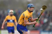20 March 2016; Bobby Duggan, Clare, takes a free. Allianz Hurling League, Division 1B, Round 5, Clare v Limerick. Cusack Park, Ennis, Co. Clare. Picture credit: Diarmuid Greene / SPORTSFILE