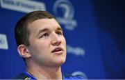 21 March 2016; Leinster's Ross Molony during a press conference. Leinster Rugby Squad Training and Press Conference. Leinster Rugby Headquarters, UCD, Belfield, Dublin. Picture credit: Ramsey Cardy / SPORTSFILE