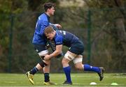 21 March 2016; Leinster's Josh van der Flier, right, and Tom Daly during squad training. Leinster Rugby Squad Training and Press Conference. Rosemount, UCD, Belfield, Dublin. Picture credit: Ramsey Cardy / SPORTSFILE