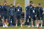 21 March 2016; Republic of Ireland's Stephen Gleeson, centre, during squad training. Republic of Ireland Squad Training. National Sports Campus, Abbotstown, Dublin. Picture credit: David Maher / SPORTSFILE