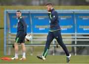 21 March 2016; Republic of Ireland's Matt Doherty in action during squad training. Republic of Ireland Squad Training. National Sports Campus, Abbotstown, Dublin. Picture credit: David Maher / SPORTSFILE