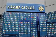 18 March 2010; At the official opening of the GAA Club Wall outside the GAA Museum. Croke Park, Dublin. Picture credit: Brian Lawless / SPORTSFILE