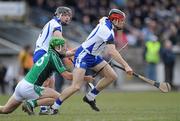 14 March 2010; Shane O'Sullivan, Waterford, in action against Alan O'Connor, Limerick. Allianz GAA Hurling National League, Division 1, Round 3, Waterford v Limerick, Fraher Field, Dungarvan, Co. Waterford. Picture credit: Matt Browne / SPORTSFILE