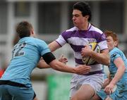 17 March 2010; Mark Maxwell, Clongowes Wood College SJ, in action against Mark Craig, St. Michael's College. Leinster Schools Senior Cup Final, Clongowes Wood College SJ v St. Michael's College. RDS, Ballsbridge, Dublin. Picture credit: Pat Murphy / SPORTSFILE