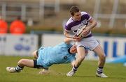 17 March 2010; Aaron Thompson, Clongowes Wood College SJ, in action against Mark Corballis, St. Michael's College. Leinster Schools Senior Cup Final, Clongowes Wood College SJ v St. Michael's College. RDS, Ballsbridge, Dublin. Picture credit: Pat Murphy / SPORTSFILE