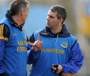 14 March 2010; Tipperary manager Liam Sheedy speaks with his selector Michael Ryan. Allianz GAA Hurling National League, Division 1, Round 3, Tipperary v Galway, Semple Stadium, Thurles, Co. Tipperary. Picture credit: Brian Lawless / SPORTSFILE