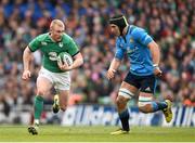 12 March 2016; Keith Earls, Ireland. RBS Six Nations Rugby Championship, Ireland v Italy. Aviva Stadium, Lansdowne Road, Dublin. Picture credit: Stephen McCarthy / SPORTSFILE