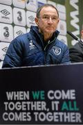 21 March 2016; Republic of Ireland manager Martin O'Neill during a press conference. Republic of Ireland Press Conference. National Sports Campus, Abbotstown, Dublin. Picture credit: David Maher / SPORTSFILE