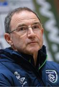 21 March 2016; Republic of Ireland manager Martin O'Neill during a press conference. Republic of Ireland Press Conference. National Sports Campus, Abbotstown, Dublin. Picture credit: David Maher / SPORTSFILE