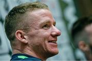 21 March 2016; Republic of Ireland's Jonny Hayes during a press conference. Republic of Ireland Press Conference. National Sports Campus, Abbotstown, Dublin.   Picture credit: David Maher / SPORTSFILE