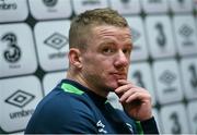 21 March 2016; Republic of Ireland's Jonny Hayes during a press conference. Republic of Ireland Press Conference. National Sports Campus, Abbotstown, Dublin.   Picture credit: David Maher / SPORTSFILE