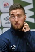 21 March 2016; Republic of Ireland's Matt Doherty during a press conference. Republic of Ireland Press Conference. National Sports Campus, Abbotstown, Dublin.   Picture credit: David Maher / SPORTSFILE