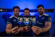 23 March 2016; Pictured at the launch of the SAMSUNG ‘Shoot Like A Pro’ initiative are Leinster players, from left, Dominic Ryan, Sean O'Brien and Mick Kearney. SAMSUNG, official technology partner to Leinster Rugby, is offering budding photographers and Leinster fans a once in a lifetime chance to shoot behind the scenes at Leinster Rugby using the amazing new SAMSUNG Galaxy S7. By submitting their Leinster match-day pictures using the hashtag #S7BeyondTheGame, fans will have the opportunity to win a photography masterclass on how to capture stunning mobile photography on S7, led by Sportsfile, followed by a live practice shooting of a Leinster training session and a pitch-side pass to cover Leinster v Edinburgh as an official match-day photographer. For more information, see: https://www.facebook.com/SamsungIreland/. Picture credit: Stephen McCarthy / SPORTSFILE