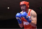 23 March 2016; Dean Gardiner, Ireland. Boxing Test Match, National Boxing Stadium, Dublin. Picture credit: David Fitzgerald / SPORTSFILE