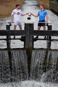 24 March 2016; Pictured are Mark Sherry, Kildare, left, and Andy Foley, Dublin, who were in Dublin to preview the EirGrid GAA U21 Leinster, Connacht and Munster Finals where Dublin take on Kildare, Roscommon will meet Mayo and Kerry will play Cork. Leeson Street Bridge, Dublin. Picture credit: Stephen McCarthy / SPORTSFILE