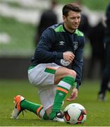 24 March 2016; Republic of Ireland's Wes Hoolahan during squad training. Aviva Stadium, Lansdowne Road, Dublin. Picture credit: David Maher / SPORTSFILE