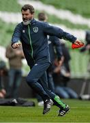 24 March 2016; Republic of Ireland assistant manager Roy Keane during squad training. Aviva Stadium, Lansdowne Road, Dublin. Picture credit: David Maher / SPORTSFILE