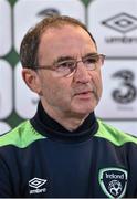 24 March 2016; Republic of Ireland manager Martin O'Neill during a press conference. Aviva Stadium, Lansdowne Road, Dublin. Picture credit: David Maher / SPORTSFILE