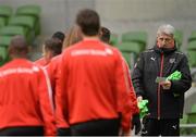 24 March 2016; Switzerland head coach Vladimir Petkovic during squad training. Aviva Stadium, Lansdowne Road, Dublin. Picture credit: David Maher / SPORTSFILE