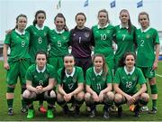 24 March 2016; The Republic of Ireland team. UEFA Women's U17 Championship Qualifier Elite Round Group 3, Republic of Ireland v France. Henry Jeanne, Bayeux, France. Picture credit: Eóin Noonan / SPORTSFILE
