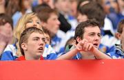 17 March 2010; Rockwell College supporters watch on during the dying moments of the game. Munster Schools Senior Cup Final, Rockwell College v PBC, Thomond Park, Limerick. Picture credit: Diarmuid Greene / SPORTSFILE