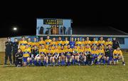 10 March 2010; The Clare squad. Cadbury Munster GAA Football Under 21 Quarter-final, Limerick v Clare, Cooraclare GAA Club, Co. Clare. Picture credit: Diarmuid Greene / SPORTSFILE