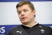 19 March 2010; Ireland captain Brian O'Driscoll during a squad press conference ahead of their RBS Six Nations Rugby Championship match against Scotland on Saturday. The Croke Park Hotel, Dublin. Picture credit: Brendan Moran / SPORTSFILE