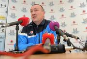 19 March 2010; Dublin manager Pat Gilroy during a press conference ahead of their Allianz National Football League game against Cork on Saturday night. St Clare's, DCU, Ballymun, Dublin. Picture credit: Brian Lawless / SPORTSFILE