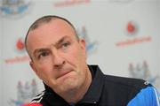 19 March 2010; Dublin manager Pat Gilroy during a press conference ahead of their Allianz National Football League game against Cork on Saturday night. St Clare's, DCU, Ballymun, Dublin. Picture credit: Brian Lawless / SPORTSFILE