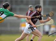 20 March 2010; Niall Cahalan, Galway, in action against Rory Hanniffy, Offaly. Allianz GAA National Hurling League, Division 1, Round 4, Galway v Offaly. Pearse Stadium, Galway. Picture credit: Ray Ryan / SPORTSFILE