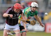 20 March 2010; Niall Healy, Galway, in action against David Kenny, Offaly. Allianz GAA National Hurling League, Division 1, Round 4, Galway v Offaly. Pearse Stadium, Galway. Picture credit: Ray Ryan / SPORTSFILE