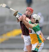 20 March 2010; Niall Healy, Galway, in action against David Kenny, Offaly. Allianz GAA National Hurling League, Division 1, Round 4, Galway v Offaly. Pearse Stadium, Galway. Picture credit: Ray Ryan / SPORTSFILE
