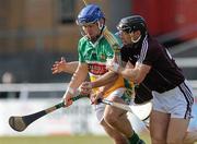 20 March 2010; Brian Carroll, Offaly, in action against Damien Joyce, Galway. Allianz GAA National Hurling League, Division 1, Round 4, Galway v Offaly. Pearse Stadium, Galway. Picture credit: Ray Ryan / SPORTSFILE
