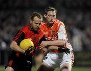 20 March 2010; Brendan Coulter, Down, in action against Kieran Toner, Armagh. Allianz GAA National Football League, Down v Armagh, Division 2, Round 5, Pairc Esler, Newry, Co. Down. Picture credit: Oliver McVeigh / SPORTSFILE
