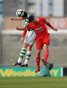 21 March 2010; Enda Stephens, Shamrock Rovers, in action against Ross Gaynor, Dundalk. Airtricity League Premier Division, Shamrock Rovers v Dundalk, Tallaght Stadium, Tallaght, Dublin. Picture credit: David Maher / SPORTSFILE