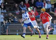 21 March 2010; Shane Walsh, Waterford, in action against Cathal Naughton, right, and Brian Murphy, Cork. Allianz GAA National Hurling League, Division 1, Round 4, Waterford v Cork, Walsh Park, Waterford. Picture credit: Matt Browne / SPORTSFILE