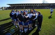 21 March 2010; Waterford manager Davy Fitzgerald with his players before the start of the game. Allianz GAA National Hurling League, Division 1, Round 4, Waterford v Cork, Walsh Park, Waterford. Picture credit: Matt Browne / SPORTSFILE