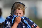 21 March 2010; UUJ's Cathy Carey shows her disappointment after the match. O'Connor Cup Final, Dublin City University v University of Ulster Jordanstown, St Clare's, DCU, Ballymun, Dublin. Picture credit: Brian Lawless / SPORTSFILE