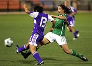 21 March 2010; Fiona O'Sullivan, Republic of Ireland, in action against Isreal. 2011 FIFA Women's World Cup Qualifier, Israel v Republic of Ireland. Ness Ziona Stadium, Ness Ziona, Israel. Picture credit: Nir Keidar / SPORTSFILE