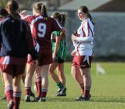 21 March 2010; NUIG's Lisa Maloney after victory in the final. O'Connor Shield Final, Queen's University Belfast v National University of Ireland, Galway, St Clare's, DCU, Ballymun, Dublin. Picture credit: Brian Lawless / SPORTSFILE