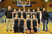 22 March 2010; Gort Community School team. U16B Girls - All-Ireland Schools League Finals 2010, Gort Community School, Galway v Pobailscoil Dingle, Kerry, National Basketball Arena, Tallaght, Dublin. Picture credit: David Maher / SPORTSFILE