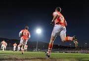 20 March 2010; The Armagh team make their way onto the field for the start of the game. Allianz National Football League, Down v Armagh, Division 2, Round 5, Pairc Esler, Newry, Co. Down. Picture credit: Oliver McVeigh / SPORTSFILE
