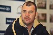 23 March 2010; Leinster head coach Michael Cheika during a rugby squad press conference ahead of their Celtic League game against Connacht on Saturday. Old Wesley RFC, Donnybrook, Dublin. Picture credit: Barry Cregg / SPORTSFILE